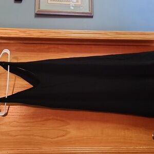 Black midi racer back dress. Loft size XXL